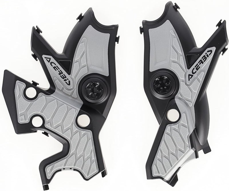 حماية إطار X-Grip باللون الأسود/الفضي متوافقة مع ياماها 2911461001، مقاس واحد